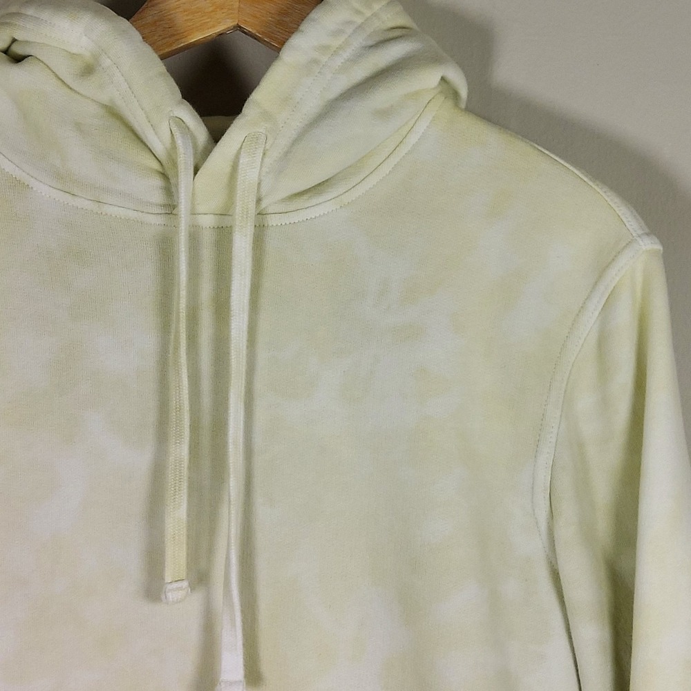 American Eagle Hoodie Men Small Green Tie Dye Pullover Sweatshirt Cotton Soft